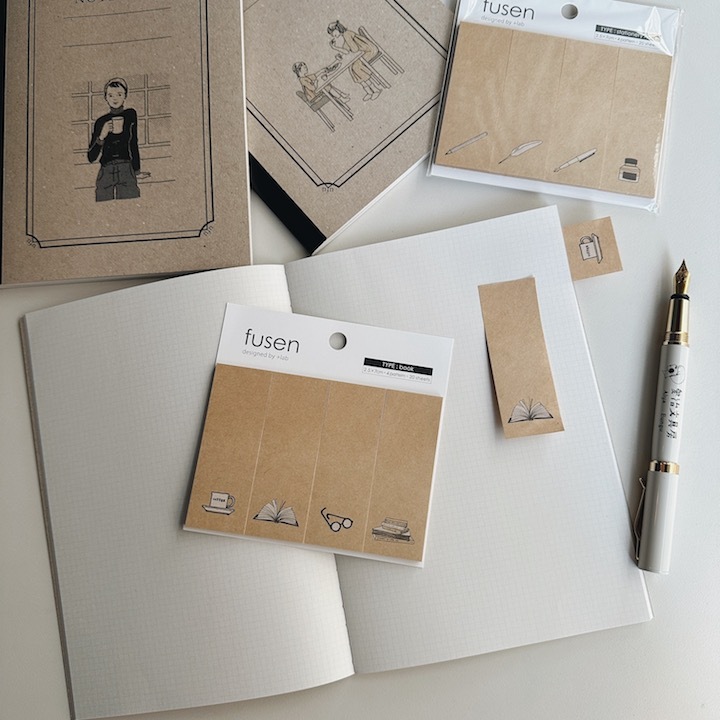 閱讀款 80枚 牛皮memo 標籤便利貼｜+Lab 山櫻紙品