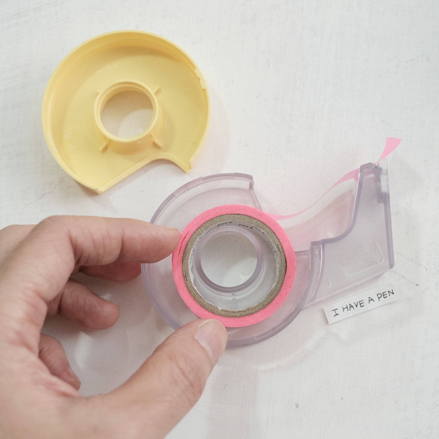 紙膠帶專用 直線膠台 輕柔色 (夏季清涼系列) - KOKUYO