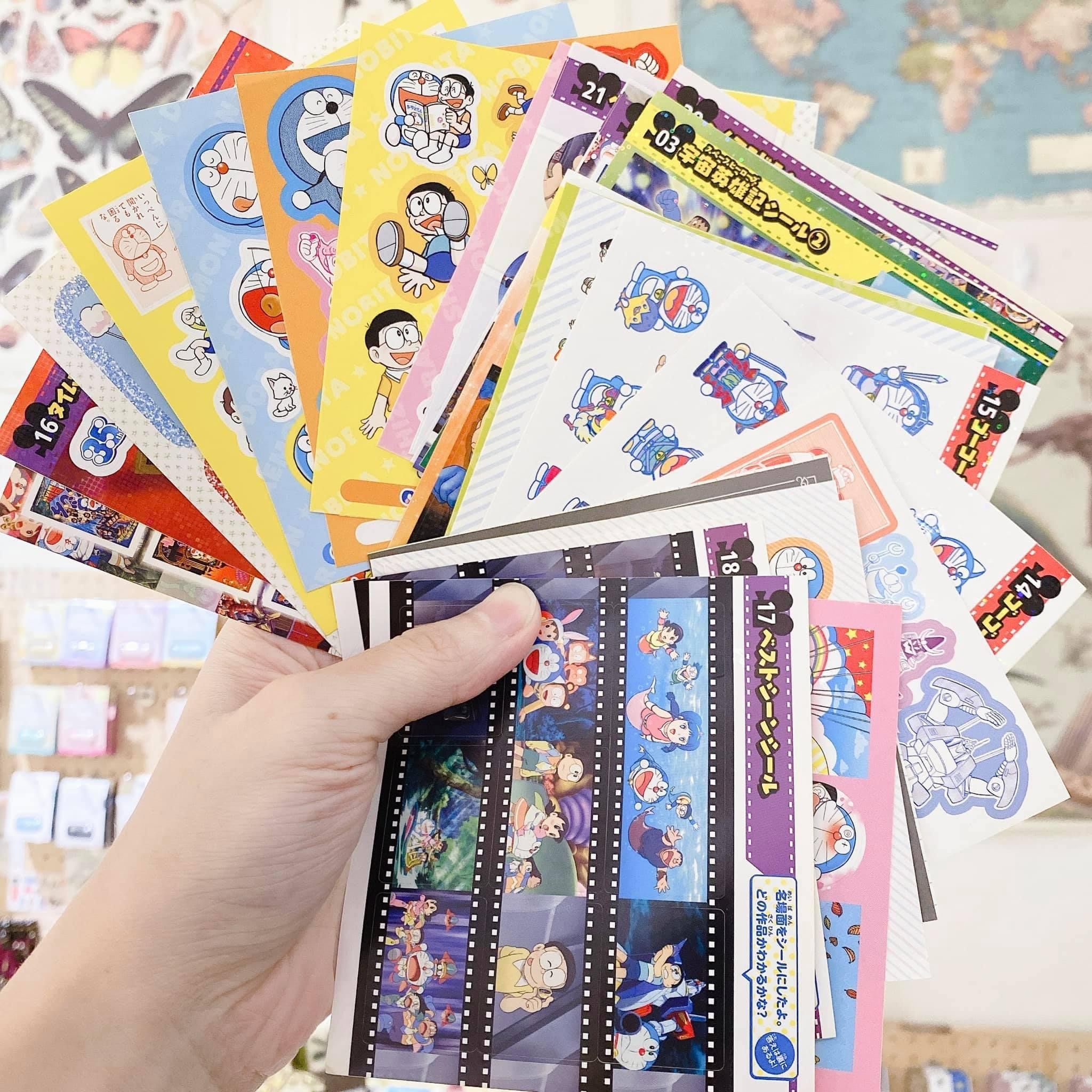 授權 小貼紙  (3張一組) 哆啦A夢 米菲兔 藤子不二雄  忍者亂太郎 寶可夢 皮卡丘 動物星球 海底世界