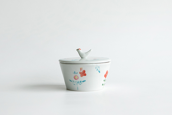 米滿麻子-春色 蓋物(中)