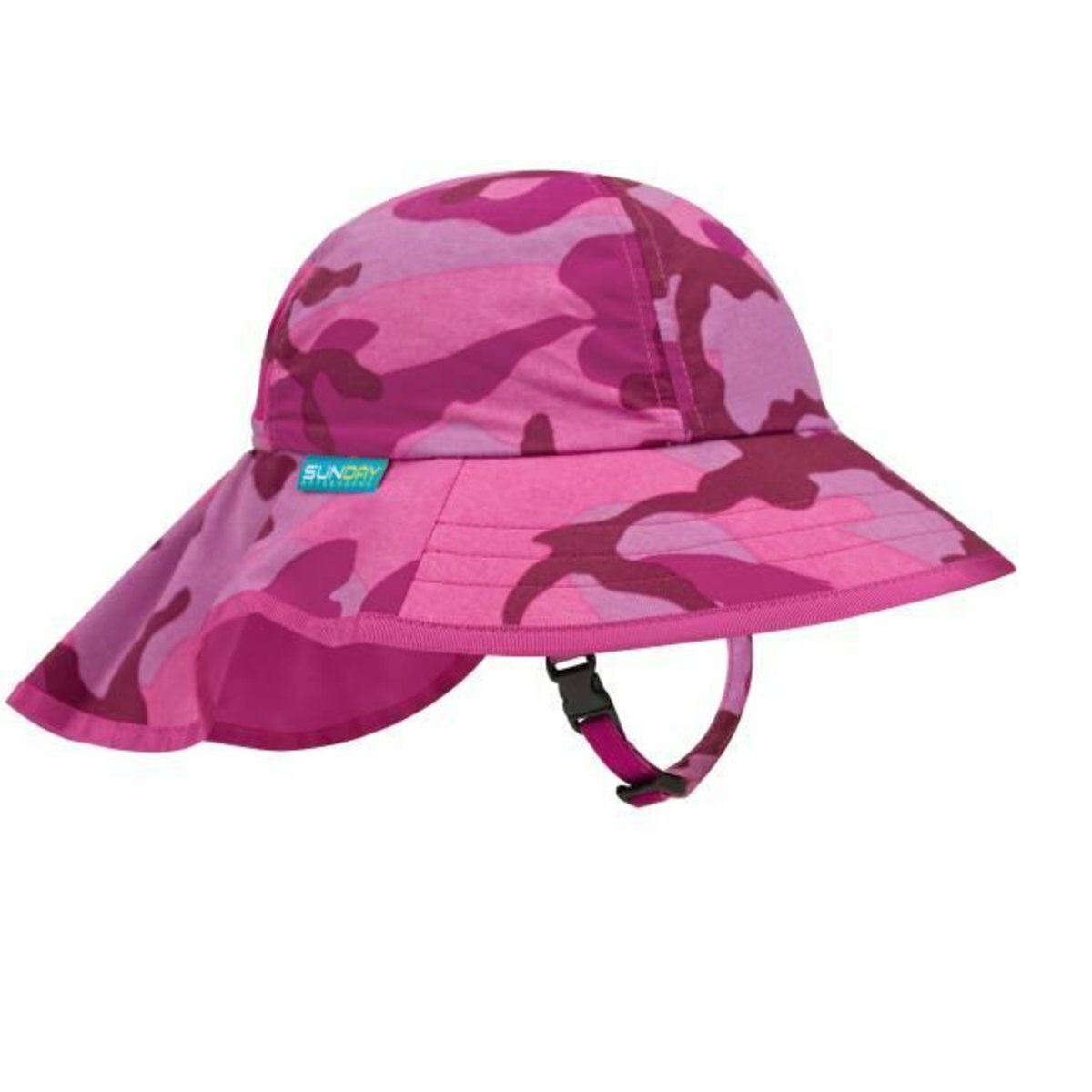 Sunday Afternoons - 美國 兒童防曬帽(S碼 / 適合6至24個月兒童) 紫色迷彩圖案 UPF50+ (平行進口)