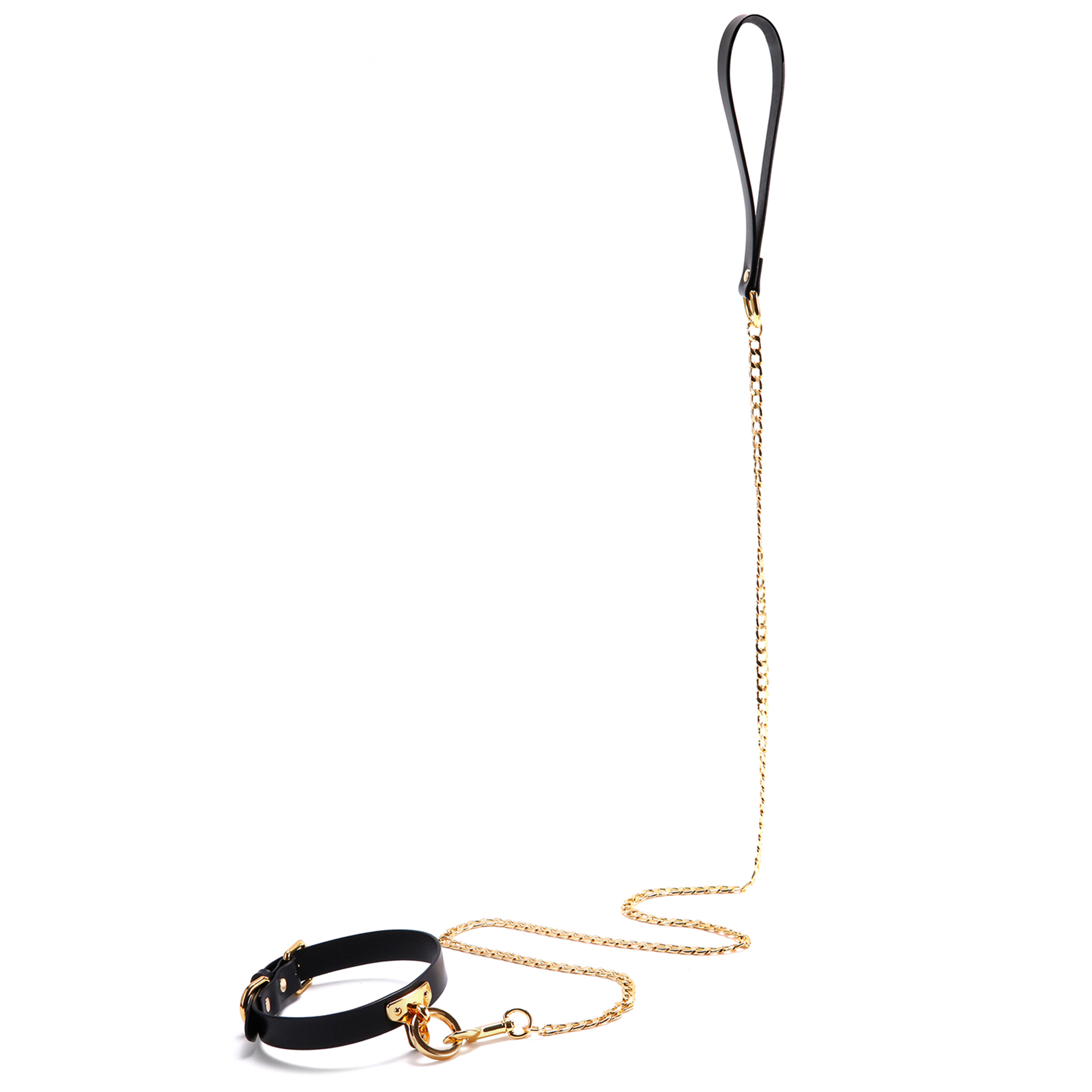 義大利 UPKO 真皮項圈牽引鏈套裝