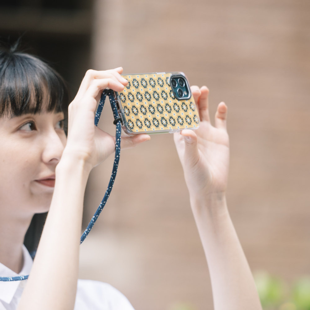 【現貨】印花樂X犀牛盾Clear透明手機殼-老磁磚2號/蛋黃