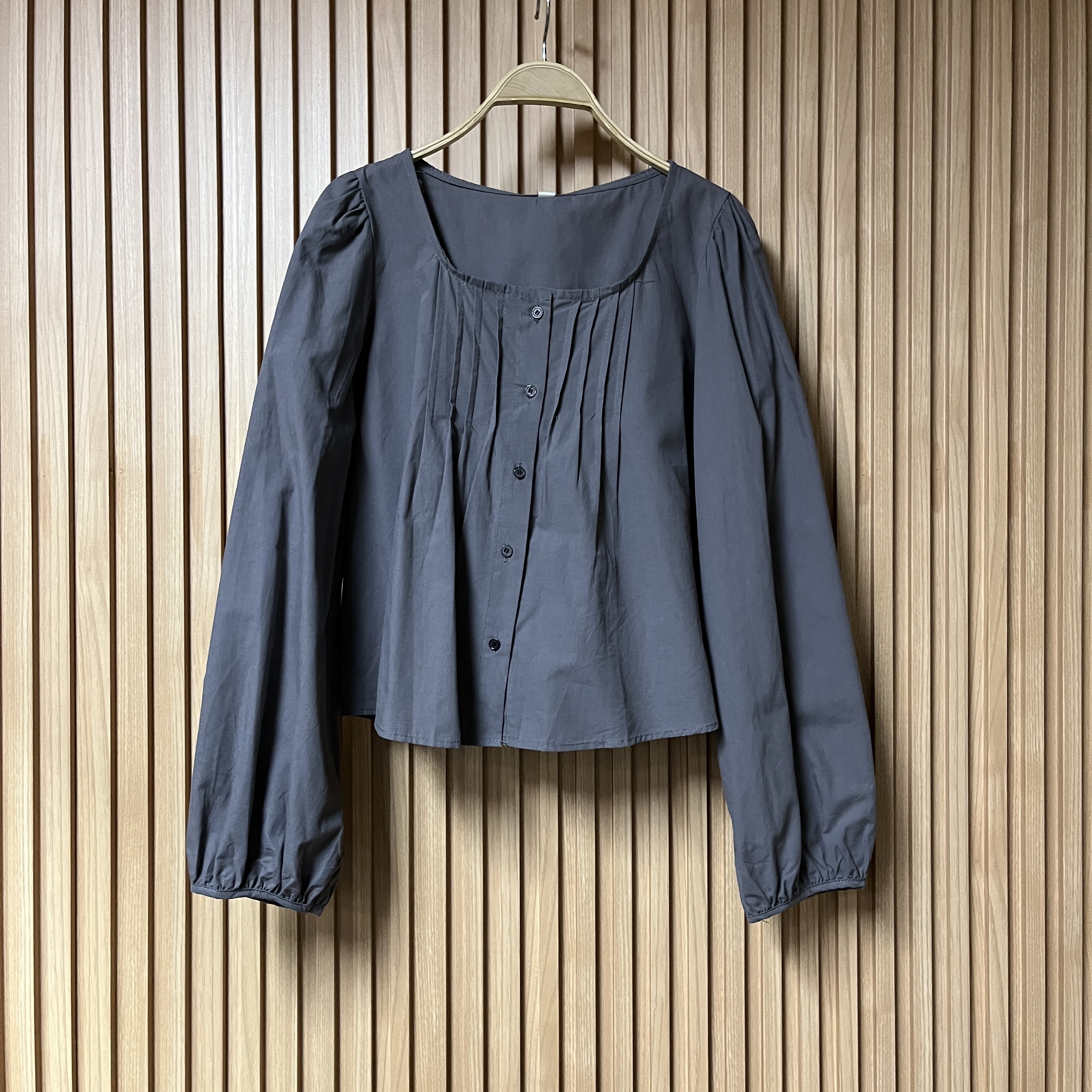 【Hoi2推介】圓領車摺短TOP