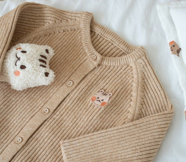 Dot to Dot 可愛松鼠針織長袖爬服