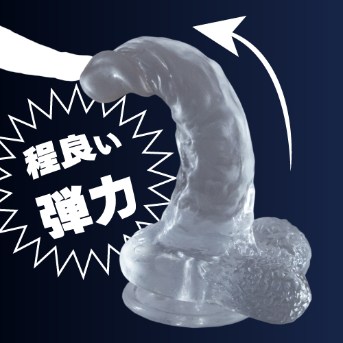 Toysheart 仿真陽具 中碼／大碼 - 透明