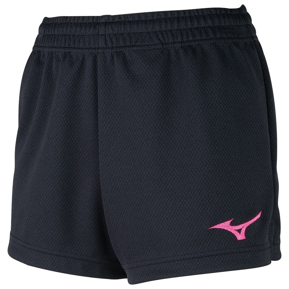 MIZUNO 女裝排球褲 (粉紅色/金色LOGO)