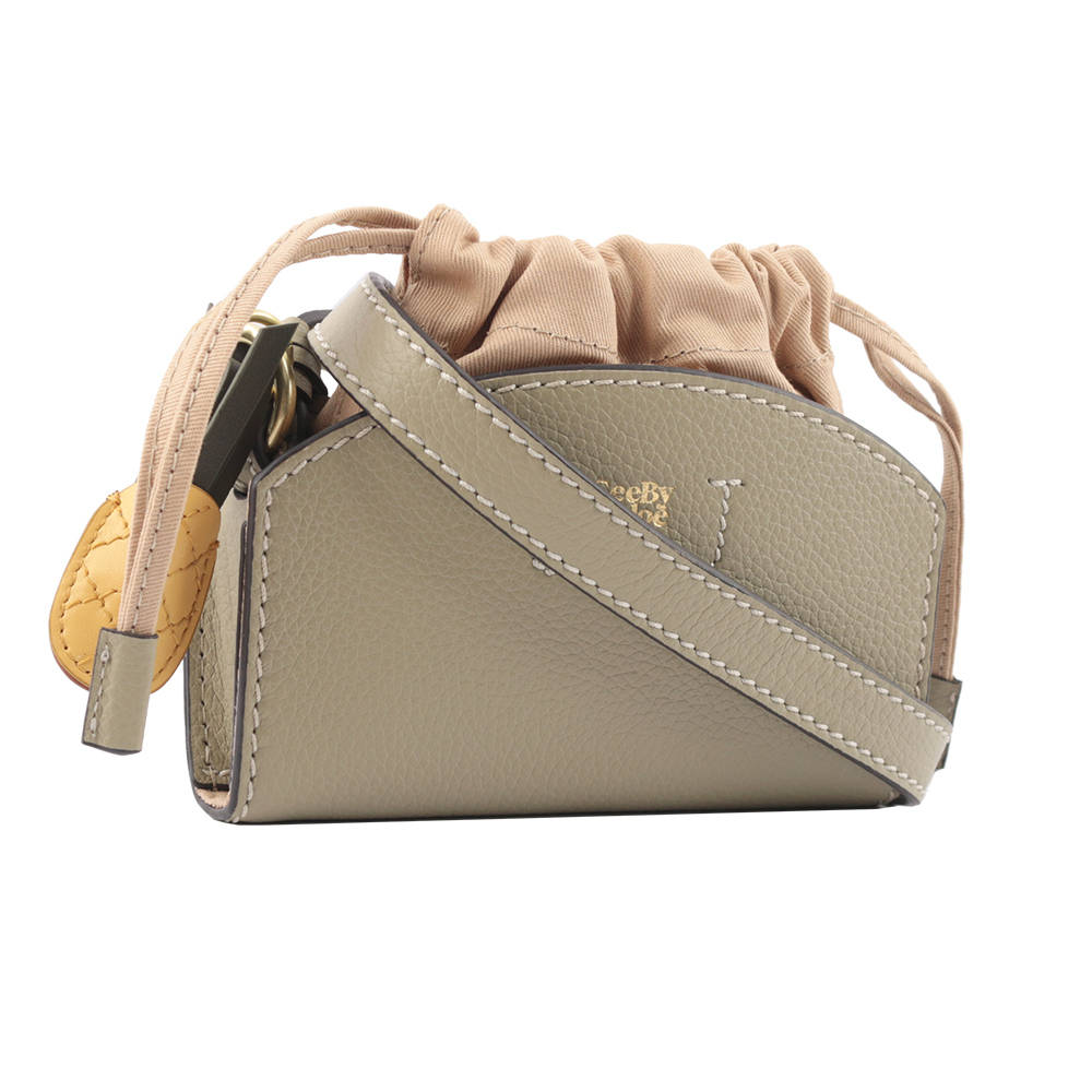 【See by Chloé】Cecilya 束口迷你斜背包(陶瓷綠)