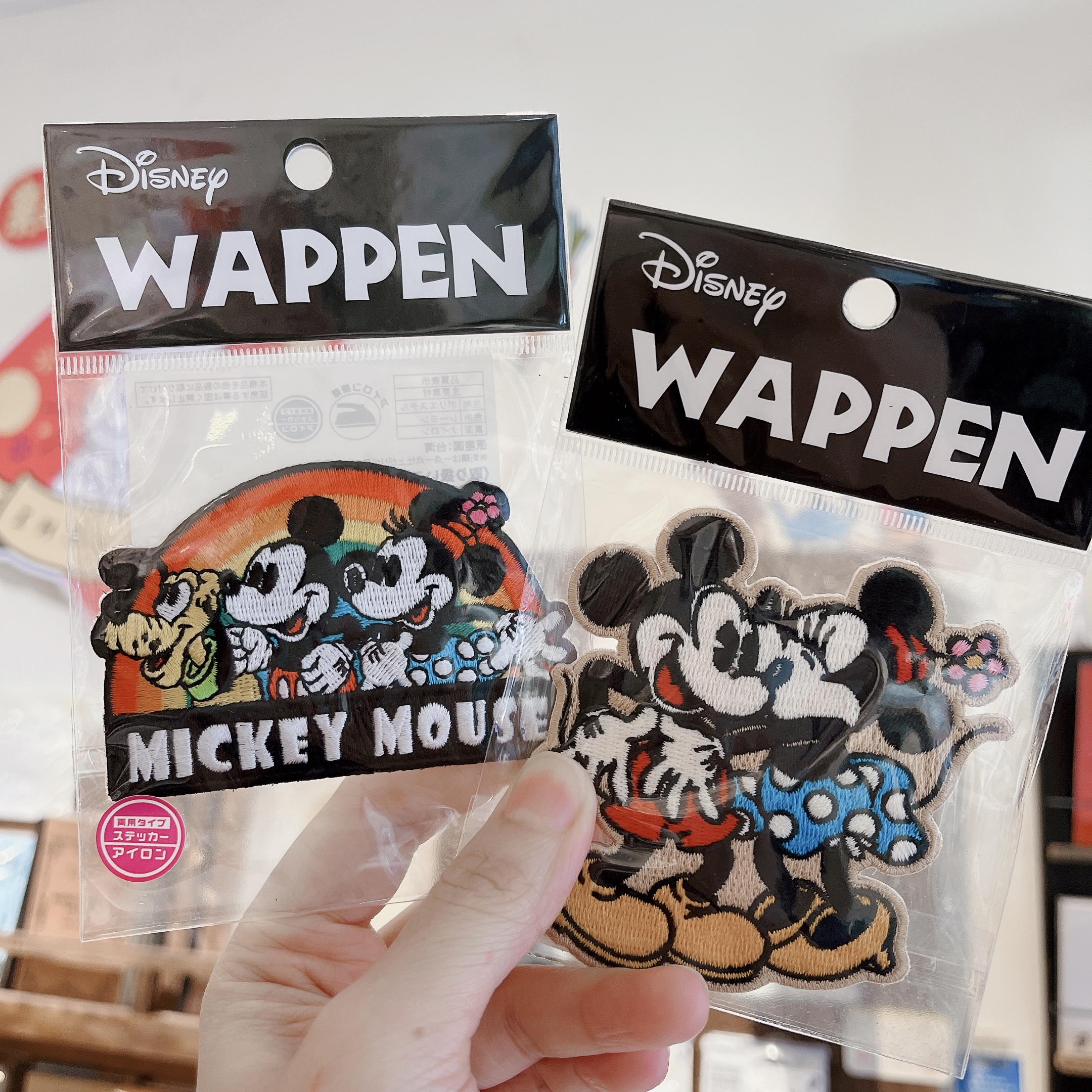 日本 迪士尼 米老鼠 刺繡燙貼｜Disney WAPPEN