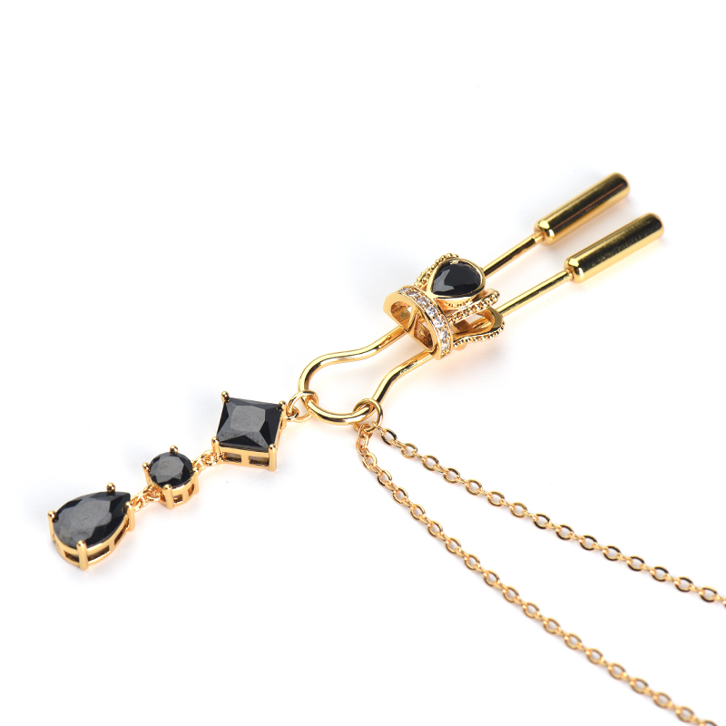 義大利 UPKO 皇冠吊墜鏈條乳夾