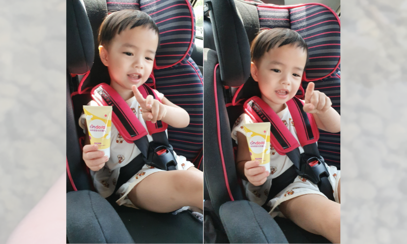 【純物理嬰兒防曬乳】來跟小睿恩一起做好防曬，保護肌膚！