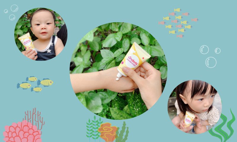 【純物理嬰兒防曬乳】快來與妮老大&尼小弟一起夏日防曬～