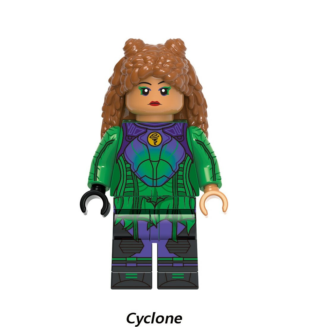 Cyclone Black Adam DC Custom Minifigures Minifigs Fit Lego XH2008