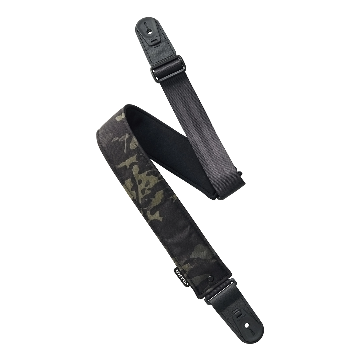 Basiner Basiner ACME 背帶 VITALGRIP™-Black Camo Ver.2 — 三峽吉他 / Bass｜YA! 玩音樂