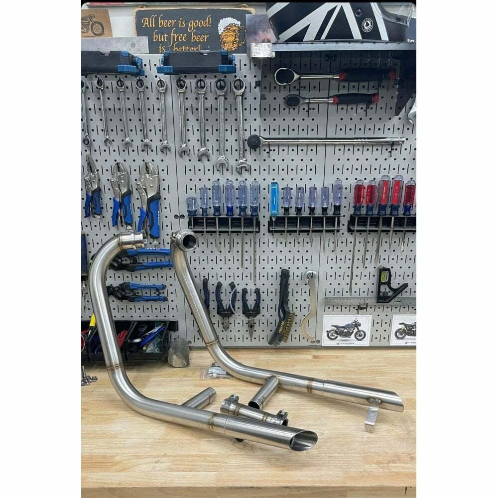 Motone 水冷 Street Twin專用 全段排氣管 氫彈 H-BOMB