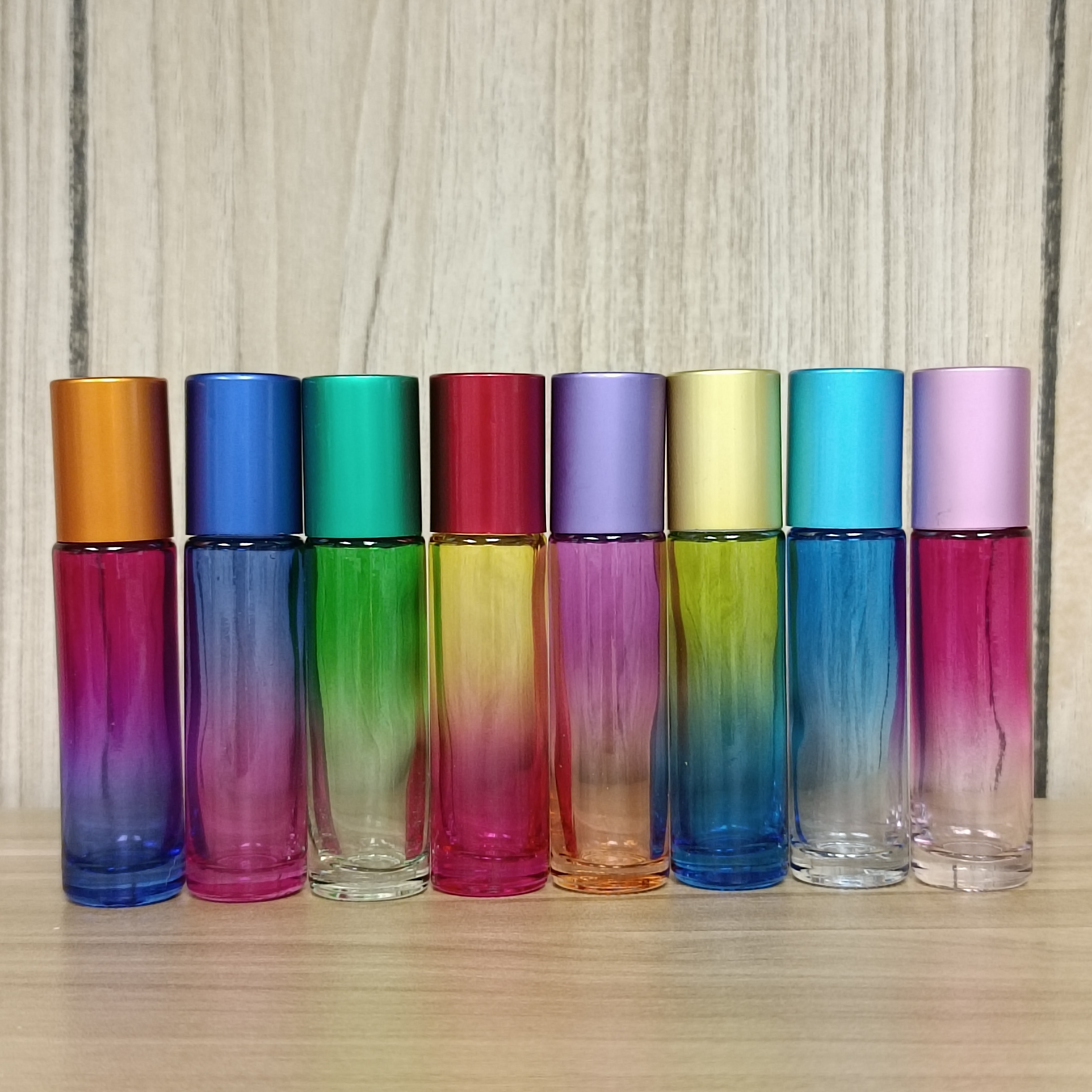 10ml 玻璃漸變色滾珠瓶