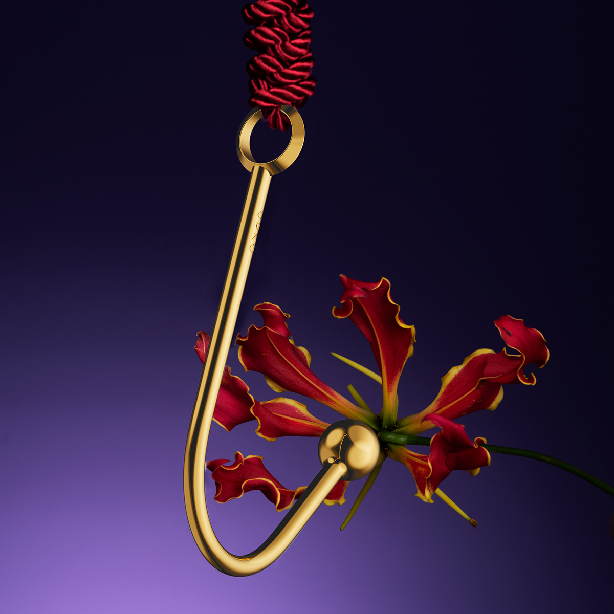 義大利 UPKO 夜伴金屬彎鉤肛鉤