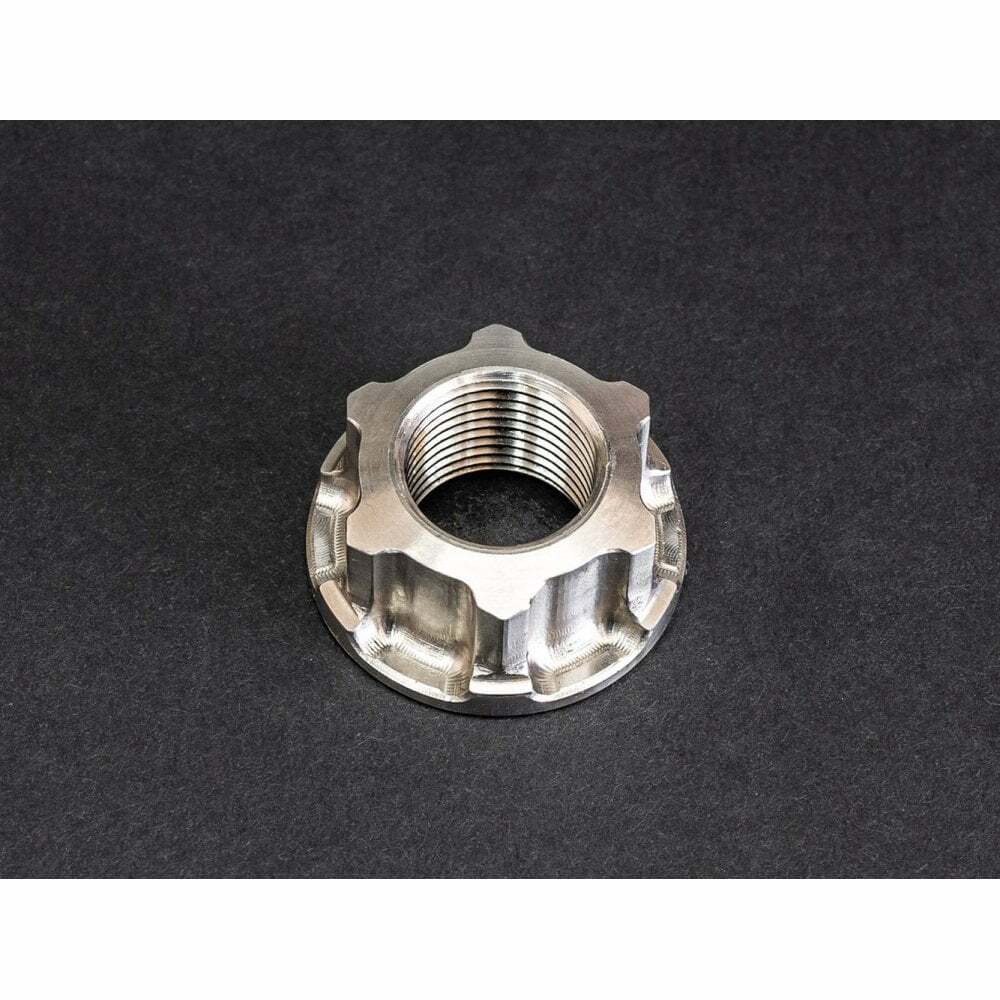 Motone 水冷凱旋專用 後輪軸 裝飾螺母 拋光銀