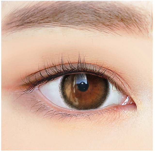 [預訂年拋] I-SHA I 1Year Rolling Brown 每年拋棄彩妝隱形眼鏡｜每盒1片