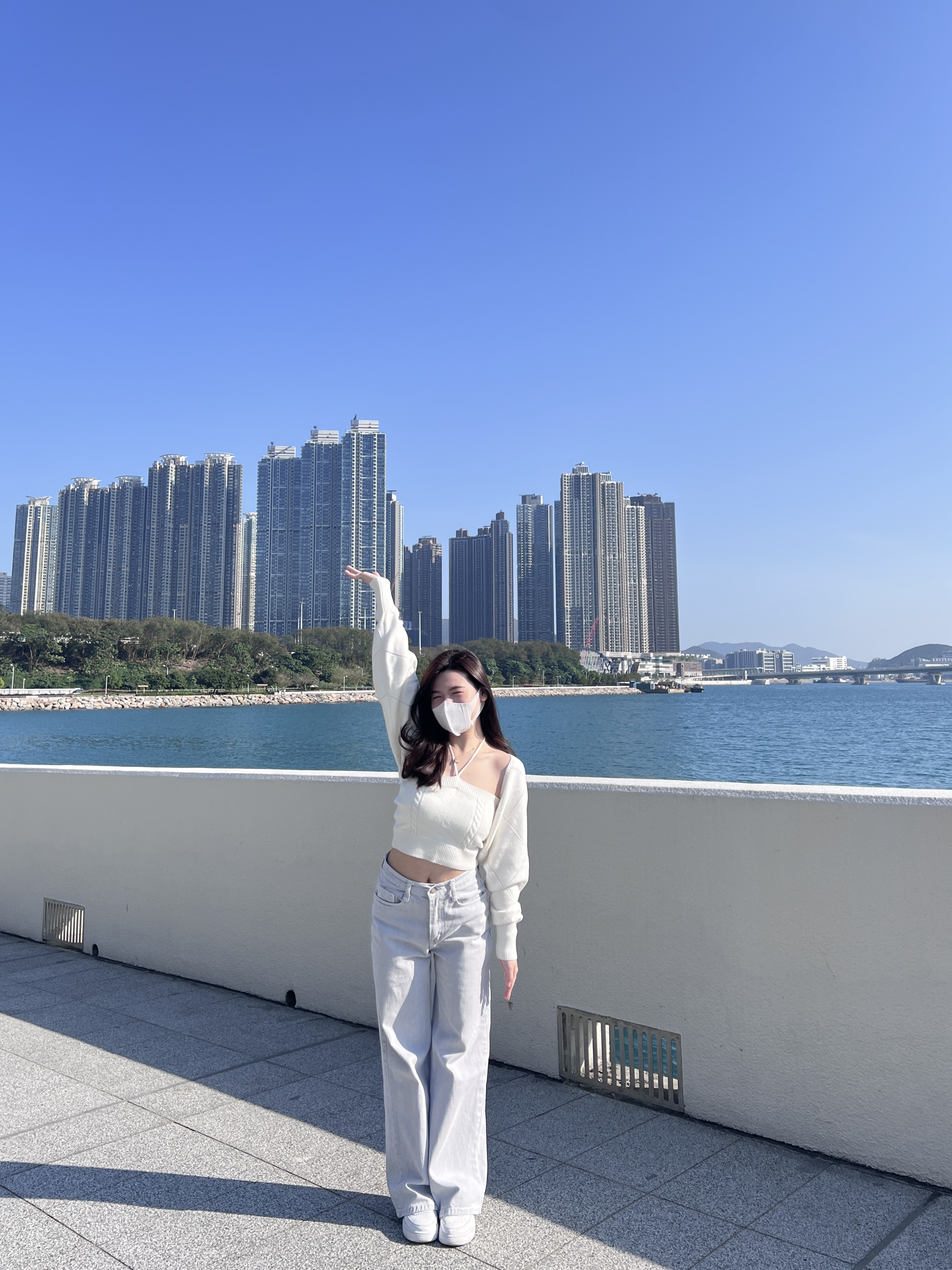 BEST！淺灰極長腿神褲