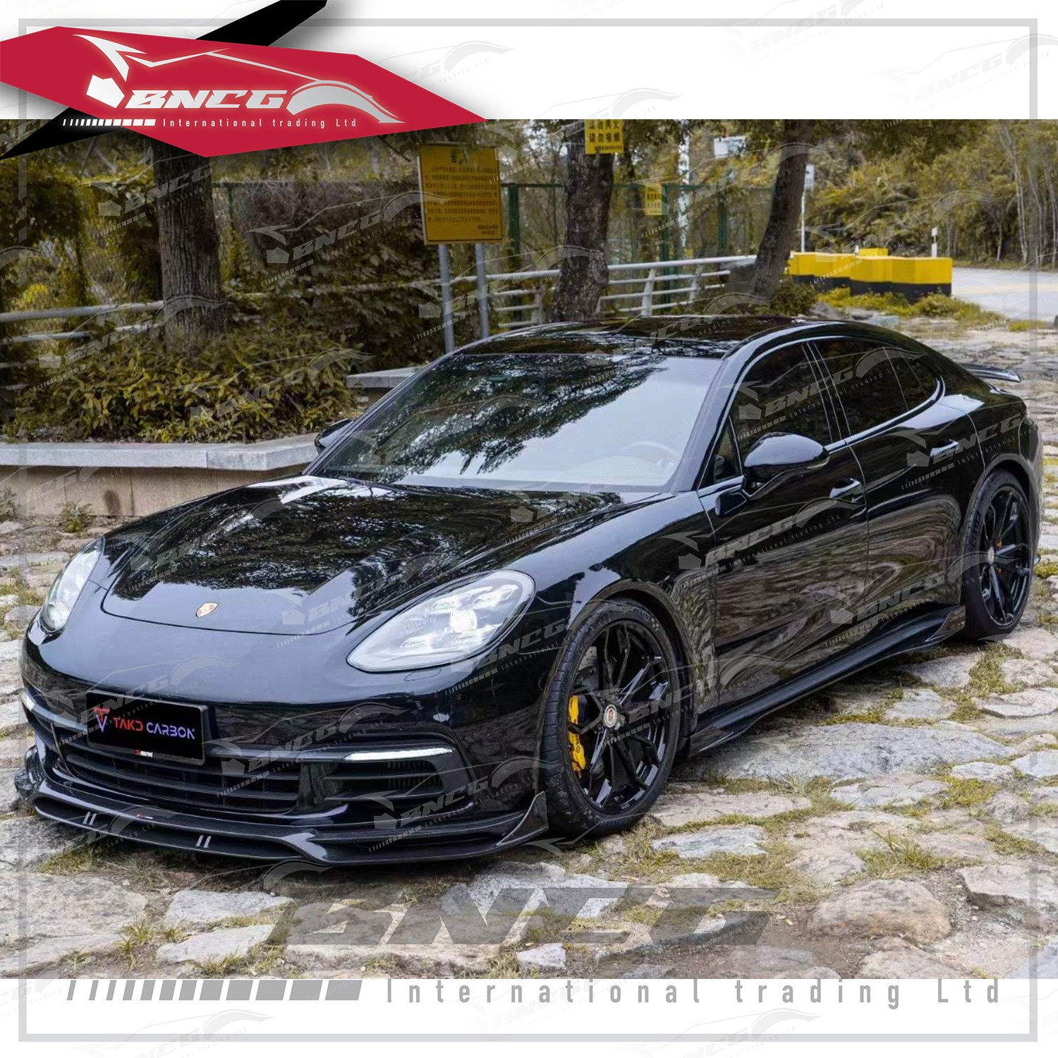 保時捷 Porsche Panamera 971 碳纖維 外觀件 空力套件 TAKD款 前導流 側裙 後導流
