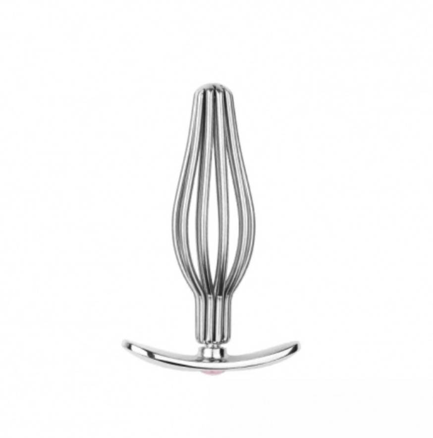 METAL TEMPTATION 高質空心後庭塞 (S/M/L) - 銀色