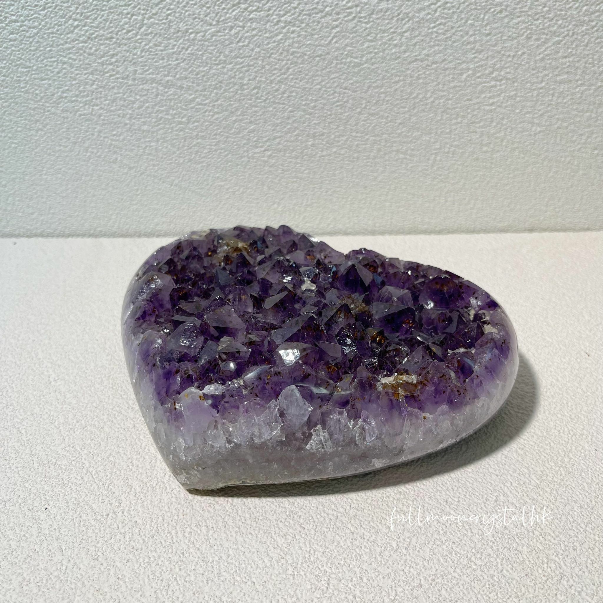 鈦金紫水晶心心