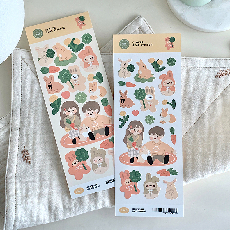 Maymar Sticker－Clover (Korean Stationery Brand)