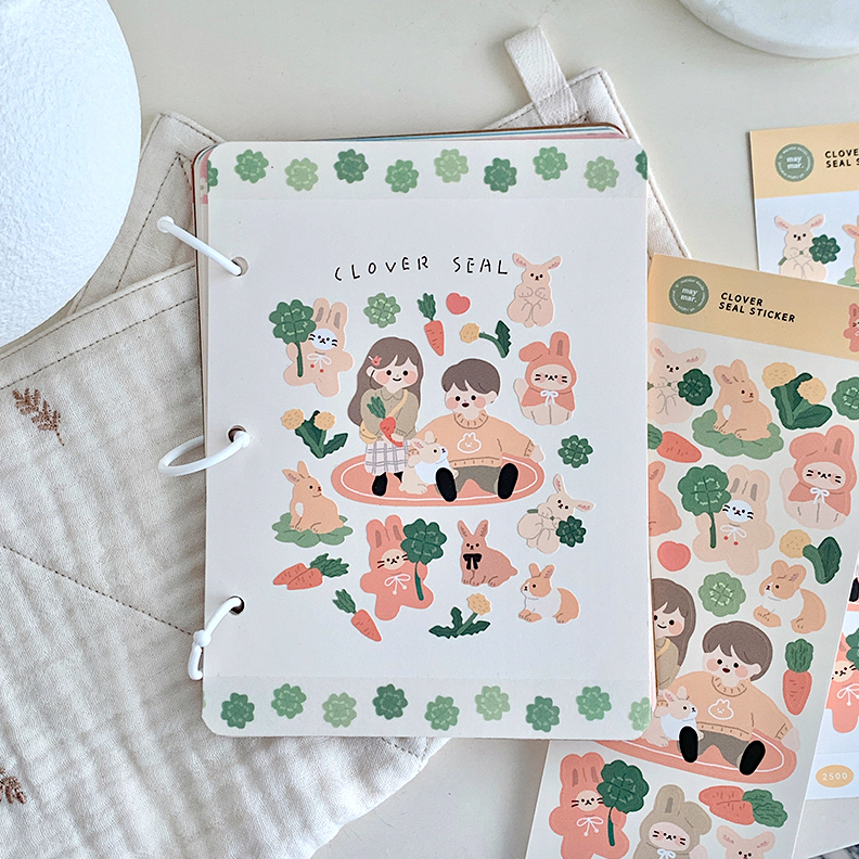Maymar Sticker－Clover (Korean Stationery Brand)