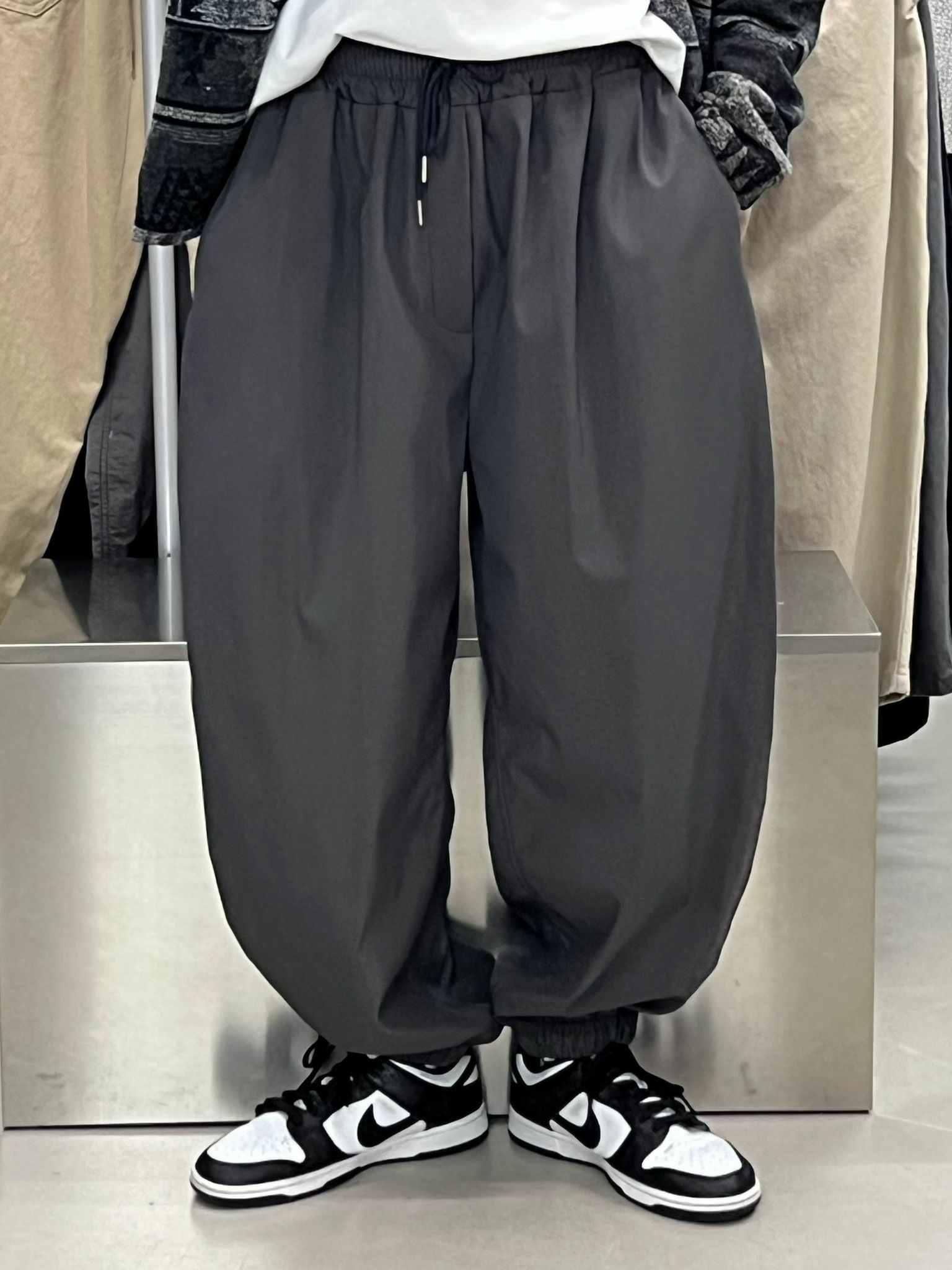 可束腳鬆身褲(薄抓毛底) P2199