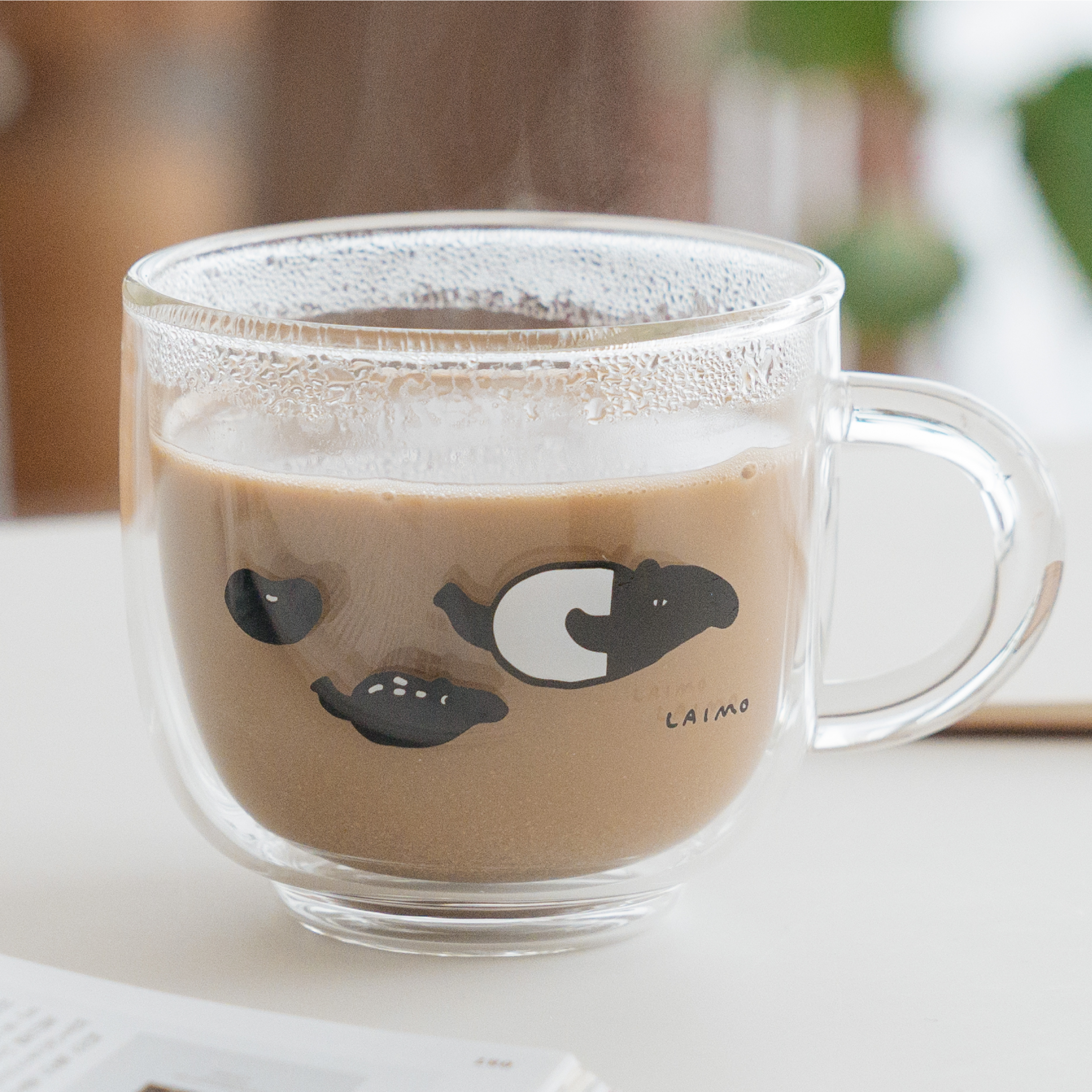 【慢慢挑x馬來貘】雙層玻璃杯|A.跟著貘的Flow