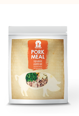 Nufresh 犬用 豬餐單鮮食包 -28bags