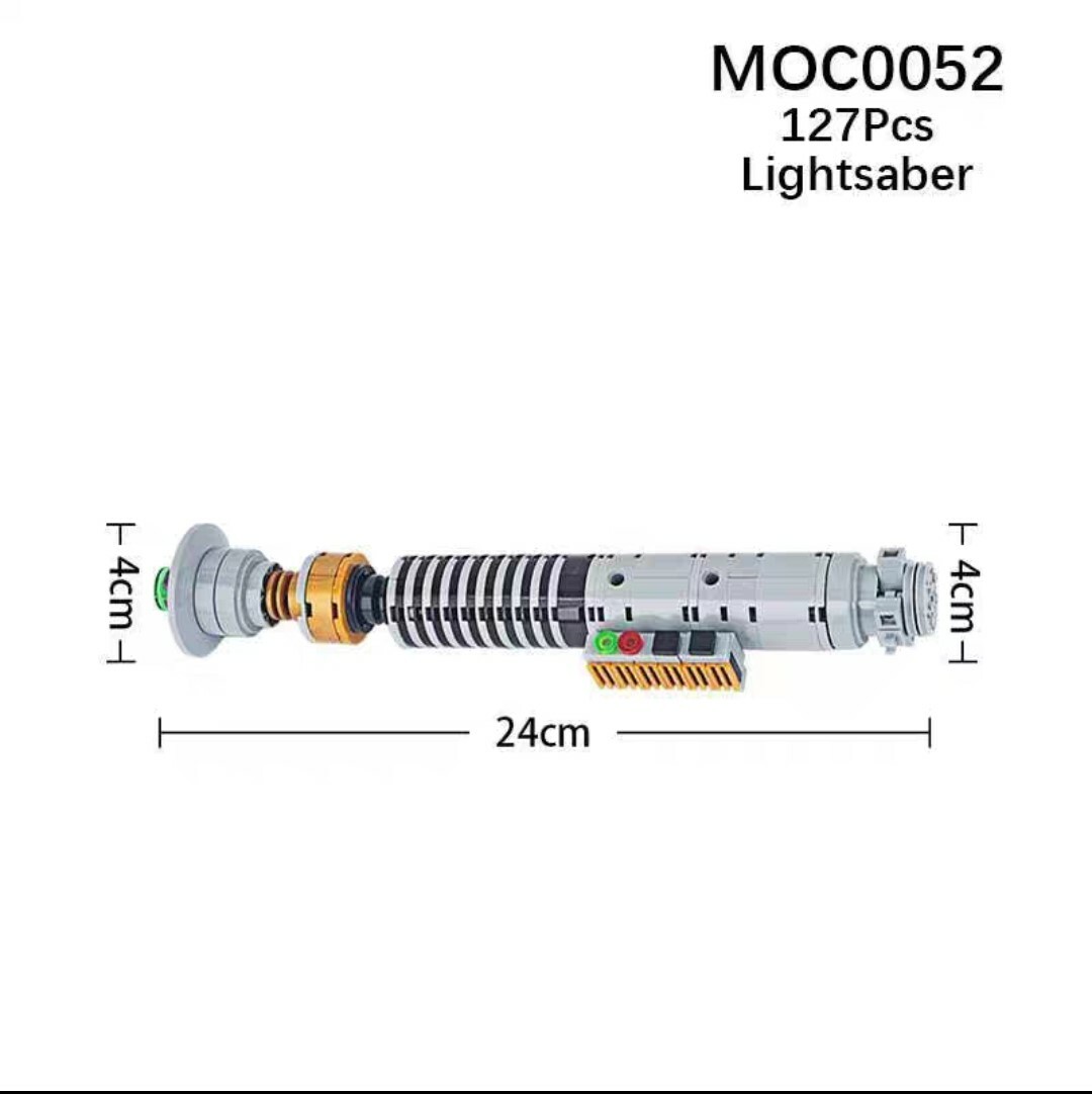 MOC Sci-Fi Lightsaber Star Wars Buildings Blocks Set Fit Lego NO BOX MOC0052