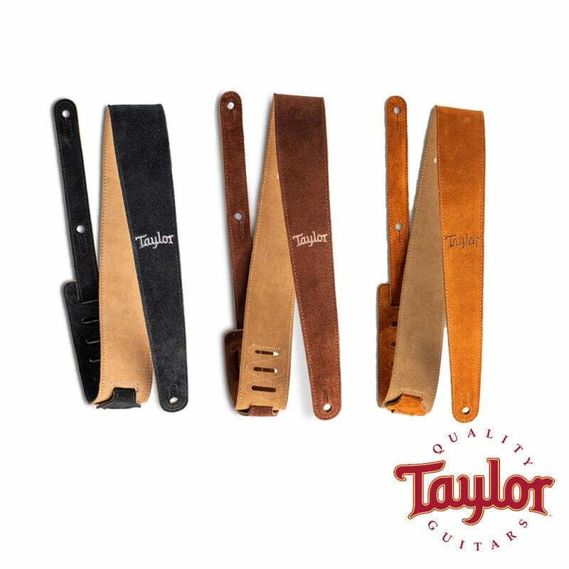 Taylor 2.5" Embroidered Suede 麂皮 吉他 背帶