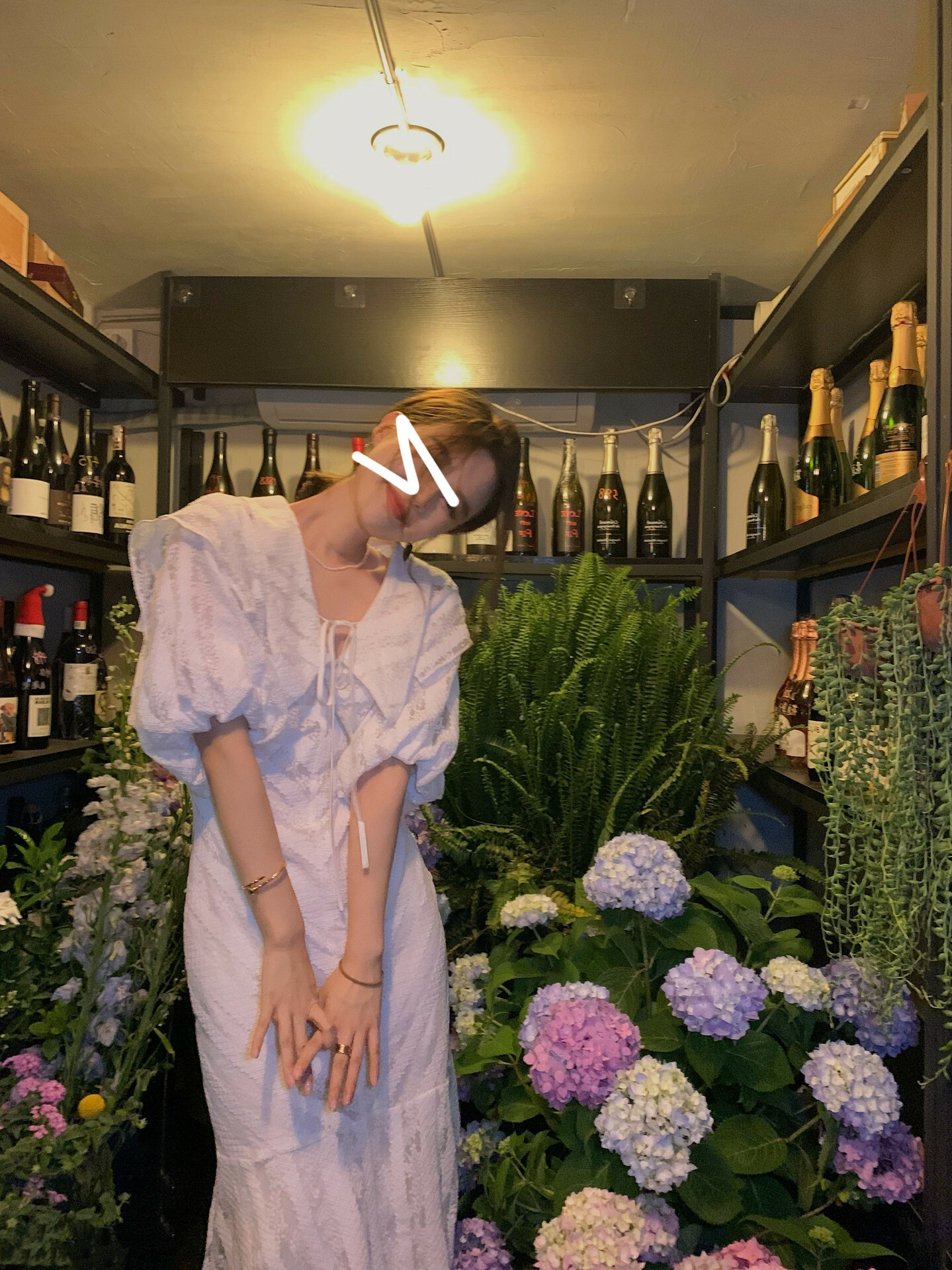 優雅翻領魚尾洋裝