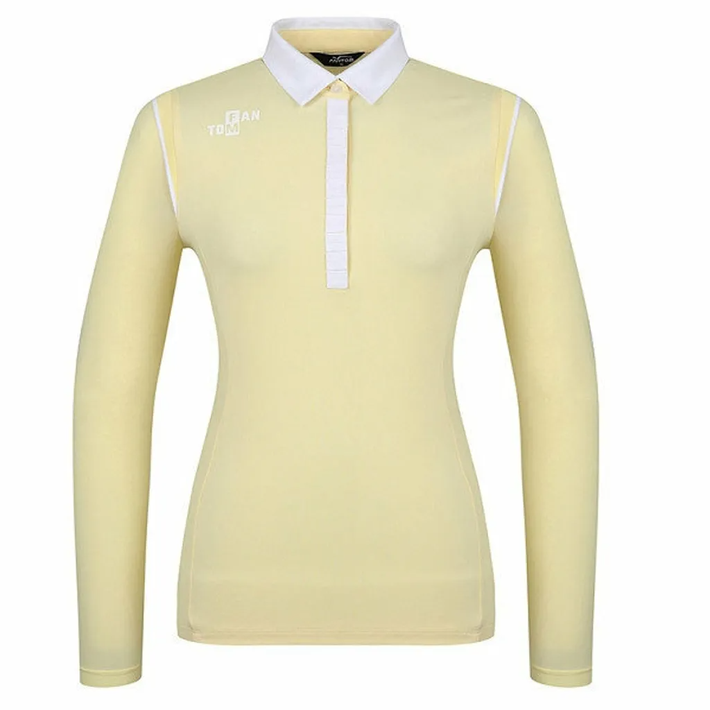 女 高爾夫球裝 涼感彈性Polo長衫 高爾夫情侶裝