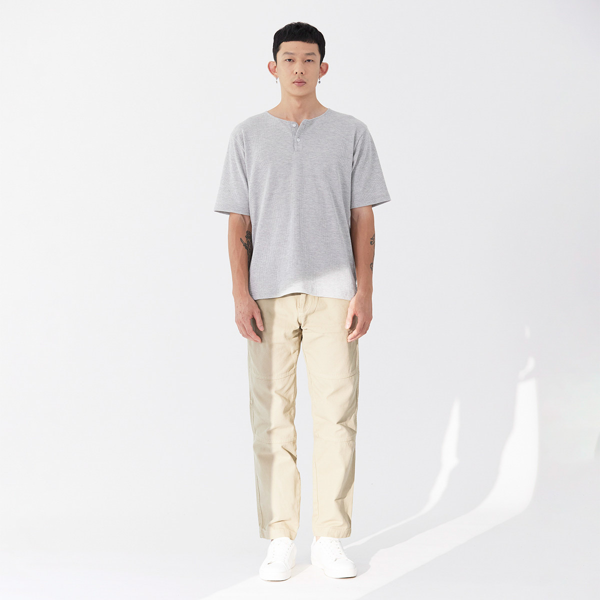 Cozy 開襟密格紋短袖（限定色）