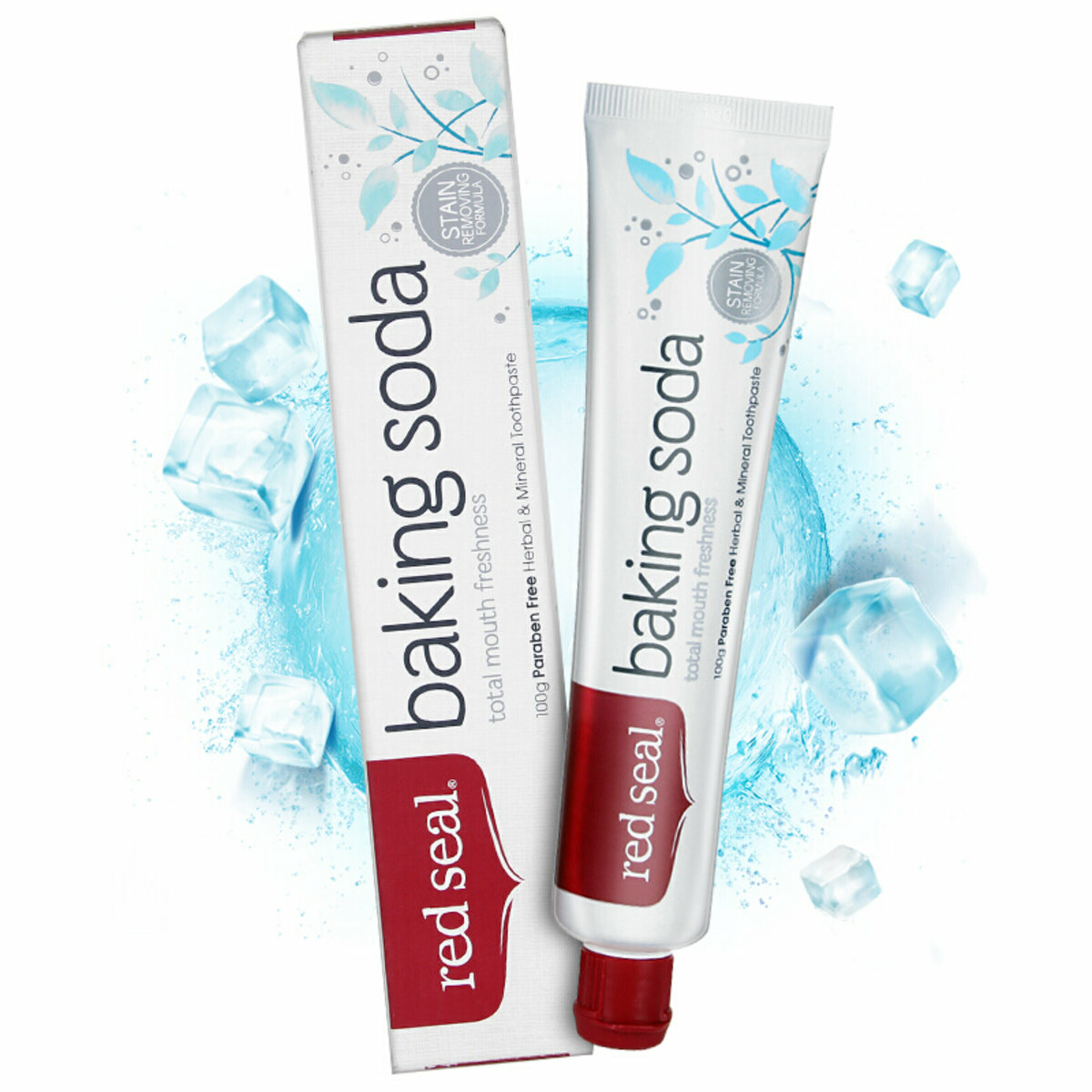 紅印 - 小蘇打牙膏100g（平行進口）(有效期.09.2023)