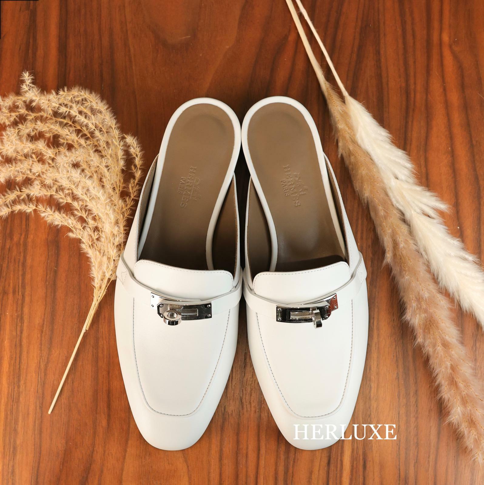 Oz mule 01 blanc CK size 37.5