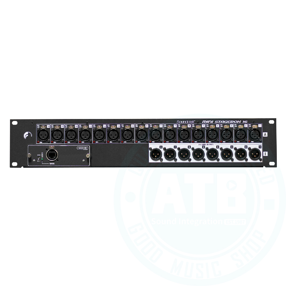 Soundcraft Soundcraft / Mini Stagebox 16R 數位多軌Stagebox(Si/Vi系列專用) — 三峽配件 / 週邊｜YA! 玩音樂
