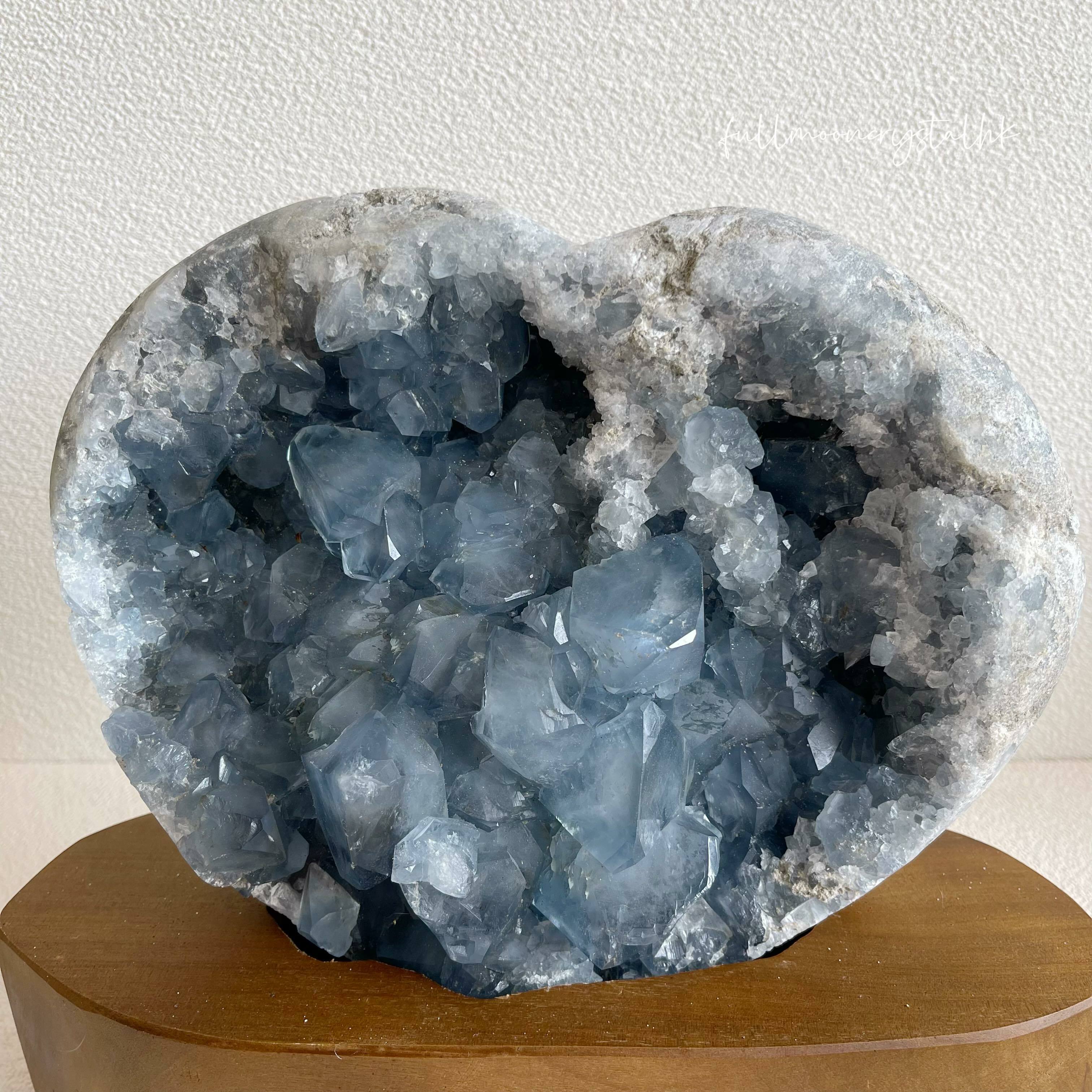 天青石原石心心