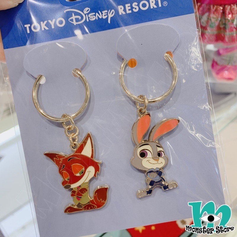 優獸大都會阿力朱迪對裝匙扣