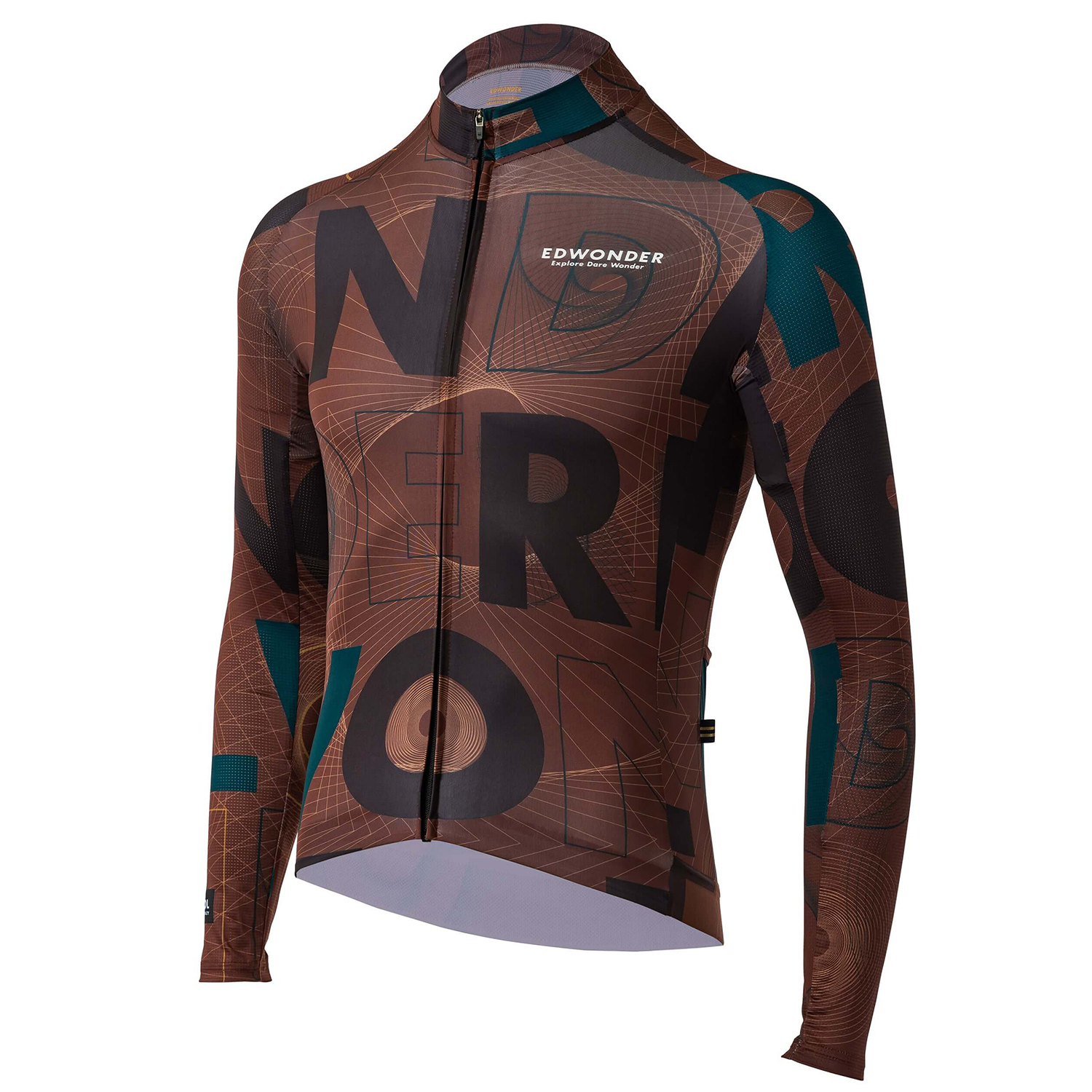 EdWonder Wonderfool Infinite Long Sleeve Jersey Ironstone Brown (Men & Women)