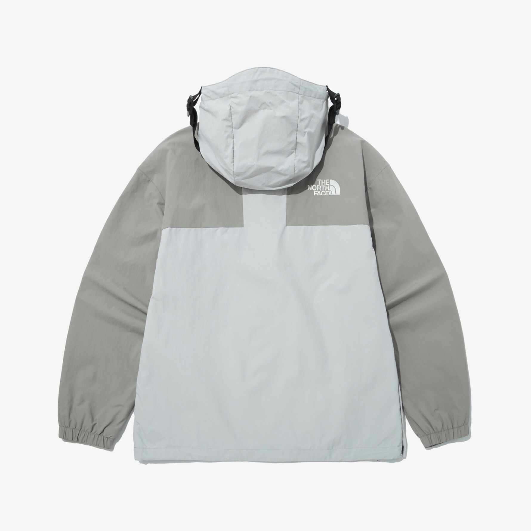 THE NORTH FACE HI MOUNTAIN 半拉鍊 連帽 衝鋒衣 外套 灰 NA3BP02B