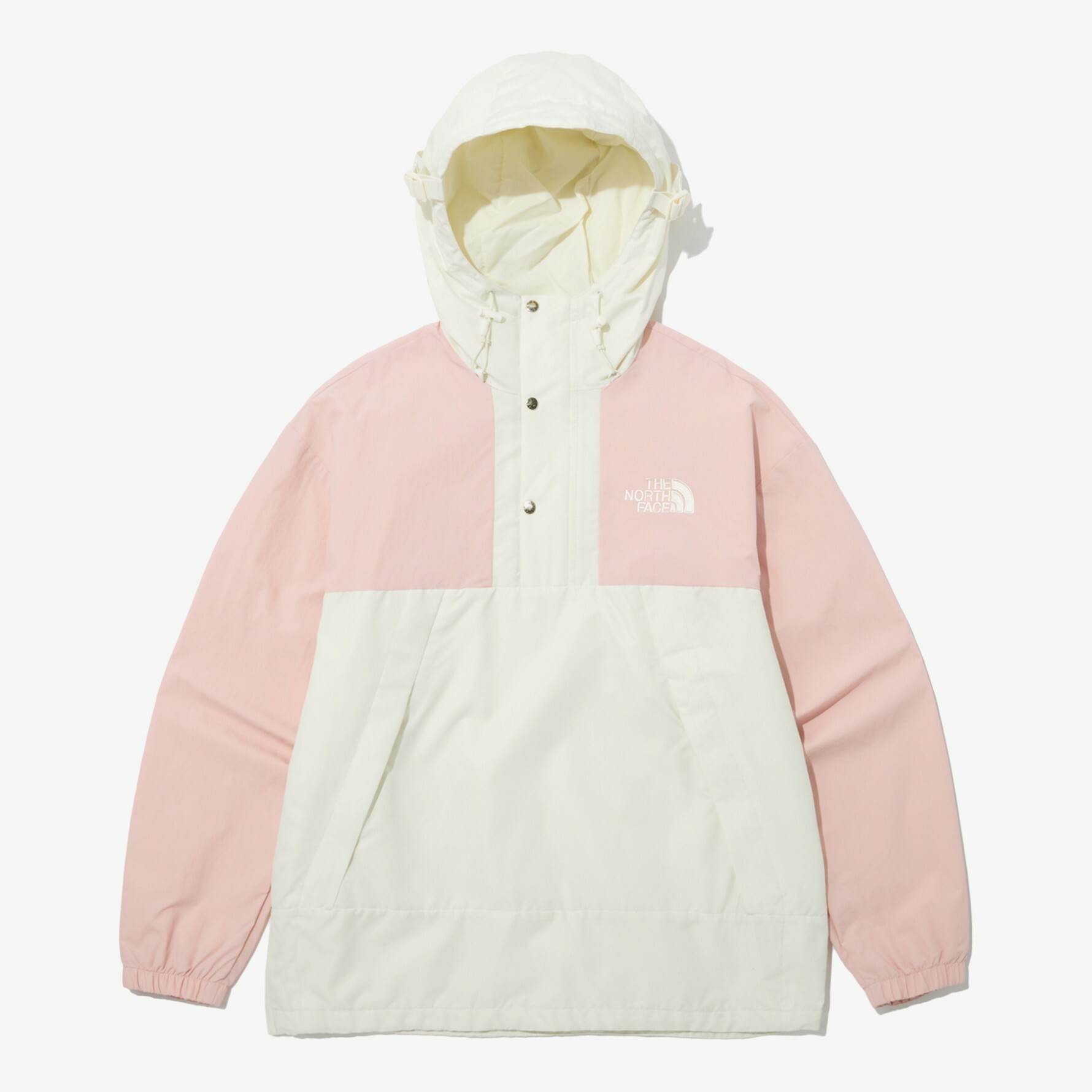 THE NORTH FACE HI MOUNTAIN 半拉鍊 連帽 衝鋒衣 外套 粉 NA3BP02D