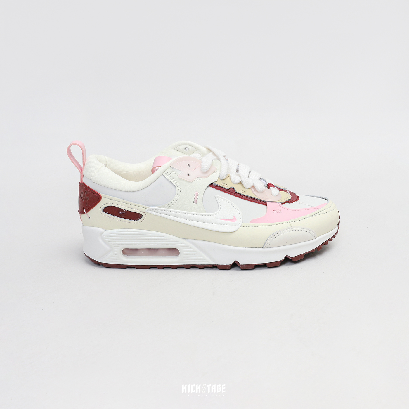 女鞋NIKE AIR MAX 90 Valentine's Day 情人節櫻桃愛心奶油粉復古氣墊