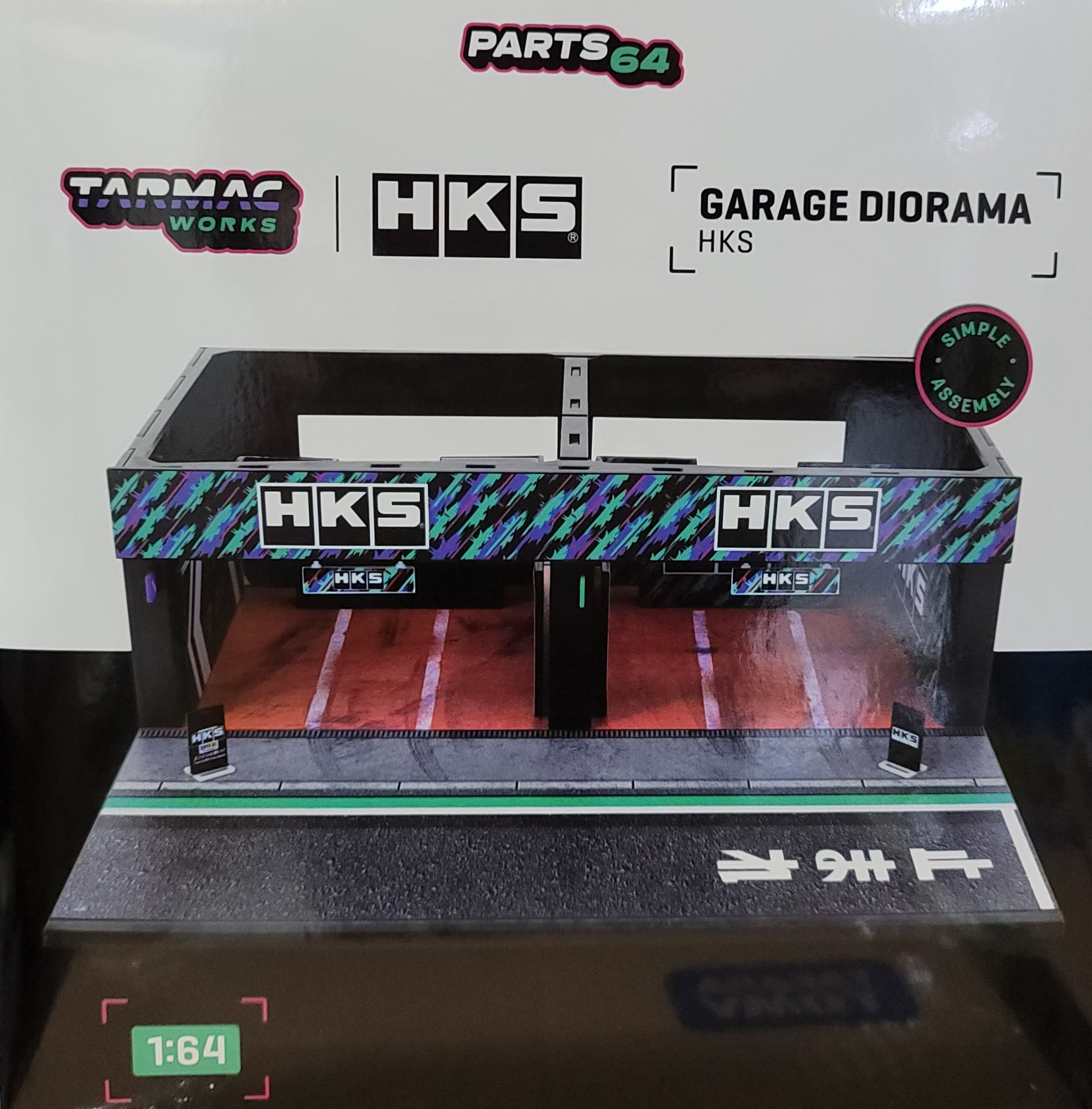 Tarmac 1/64 Pit Garage Diorama HKS