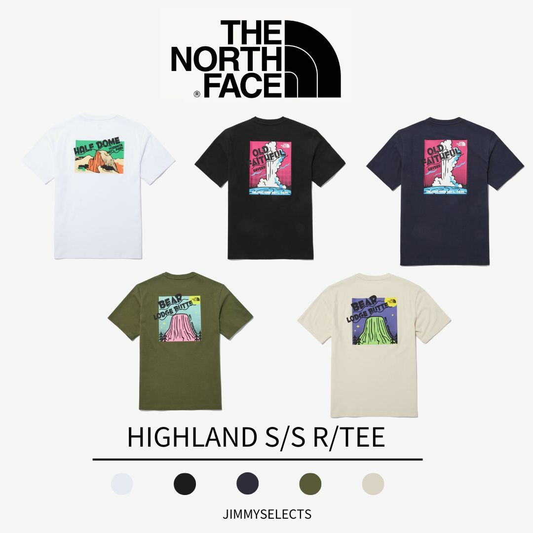 THE NORTH FACE HIGHLAND S/S 高地圖案 短袖 短T NT7UP19