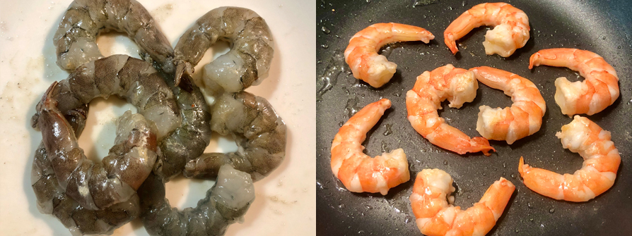 【櫛瓜南瓜鮮蝦沙拉】 Cucumber Squash Shrimp Salad