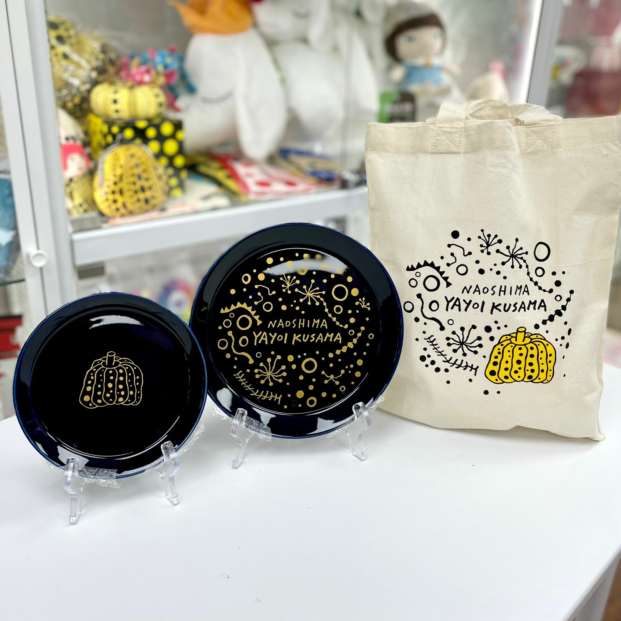 Yayoi Kusama Naoshima Set of 2 Plate